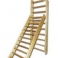Лестница деревянная приставная (с зацепами к шведской стенке)