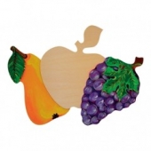 Набор для росписи «Фрукты»: виноград, яблоко, груша