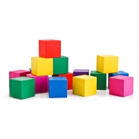Кубики цветные 20 шт.