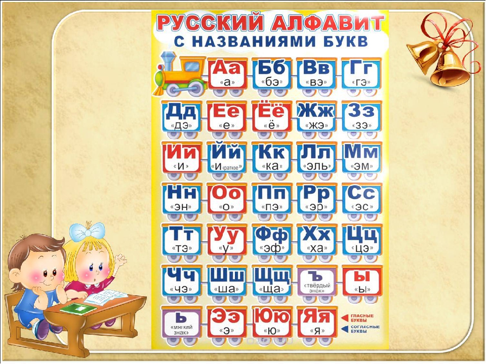 Русский алфавит в картинках, 100х140
