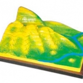 Модель «Вулканическая поверхность. Формирование гор»