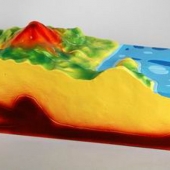 Модель «Строение вулкана» (малая)