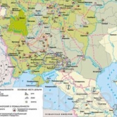 Карта Россия 1907-1914 гг. глянцевое 1-стороннее ламинирование