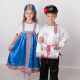русский народный костюм (девочка): сарафан, рубашка, кокошник)