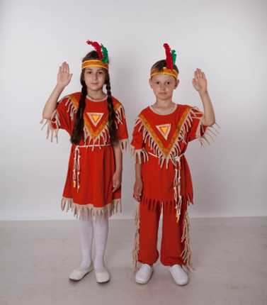 Костюм индейца своими руками, универсальный вариант для девочки и мальчика