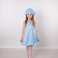 Капелька (девочка): платье + шапочка