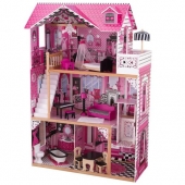 Кукольный домик для Барби с мебелью «Амелия»(подарочная упаковка)