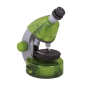 Микроскоп детский LEVENHUK LabZZ M101 Lime, 40-640 кратный, монокулярный, 3 объектива