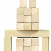 Настольный деревянный конструткор «Юниор», 96 деталей