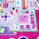 Детский игровой 3D ковер «Игровой домик» розовый (80*100)