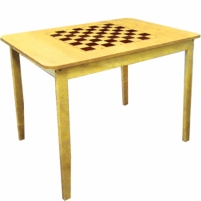 Стол шахматный деревянный 90*65*73см