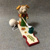 Богородская игрушка «Собачка»